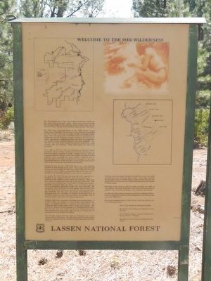 Welcome to the Ishi Wilderness Marker image. Click for full size.