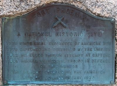 Fort Phoenix Marker. Click for full size. Fort Phoenix Marker image. Click for full size.