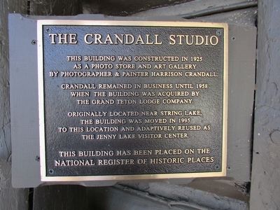 The Crandall Studio Marker. Click for full size. The Crandall Studio Marker image. Click for full size.