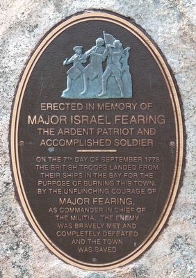Major Israel Fearing Marker. Click for full size. Major Israel Fearing Marker image. Click for full size.