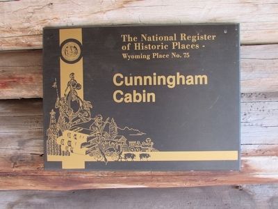 Cunningham Cabin Marker. Click for full size. Cunningham Cabin Marker image. Click for full size.