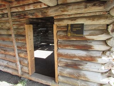 Cunningham Cabin Marker. Click for full size. Cunningham Cabin Marker image. Click for full size.