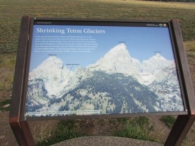 Shrinking Teton Glaciers Marker. Click for full size. Shrinking Teton Glaciers Marker image. Click for full size.