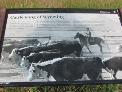 Cattle King of Wyoming Marker image. Click for full size.