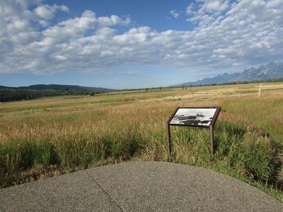 Marker in Grand Teton National Park. Click for full size. Marker in Grand Teton National Park image. Click for full size.