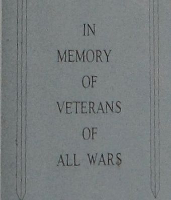 Hale Township Veterans Memorial Marker image. Click for full size.