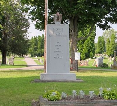 Hale Township Veterans Memorial Marker. Click for full size. Hale Township Veterans Memorial Marker image. Click for full size.