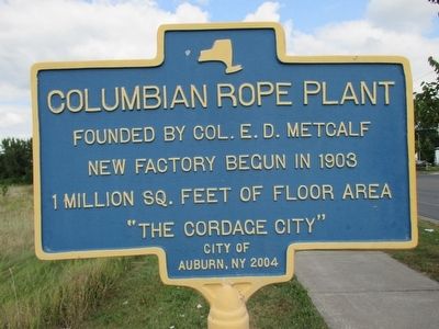 Columbian Rope Plant Marker image. Click for full size.