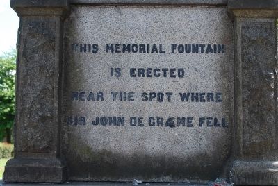 Sir John De Graeme Memorial Marker image. Click for full size.