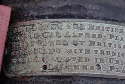 Revolutionary War Cannon Marker. Click for full size. Revolutionary War Cannon Marker image. Click for full size.