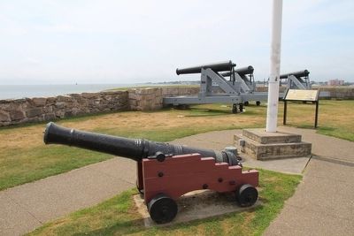 Revolutionary War Cannon Marker. Click for full size. Revolutionary War Cannon Marker image. Click for full size.