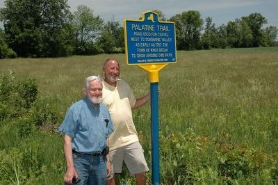 Palatine Trail Marker. Click for full size. Palatine Trail Marker image. Click for full size.