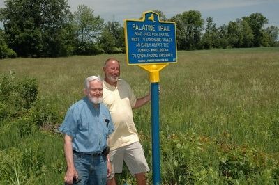 Palatine Trail Marker image. Click for full size.
