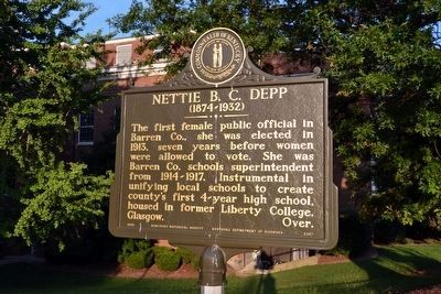 Nettie B.C. Depp Marker. Click for full size. Nettie B.C. Depp Marker image. Click for full size.