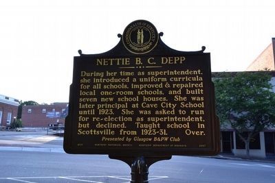 Nettie B.C. Depp Marker. Click for full size. Nettie B.C. Depp Marker image. Click for full size.
