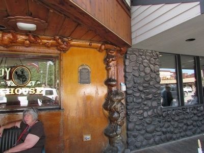 The Million Dollar Cowboy Bar Marker. Click for full size. The Million Dollar Cowboy Bar Marker image. Click for full size.