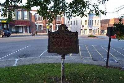 Back Side of Barren County, 1798 Marker image. Click for full size.