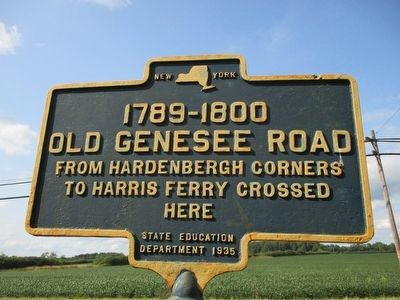 1789-1800 Old Genesee Road Marker image. Click for full size.