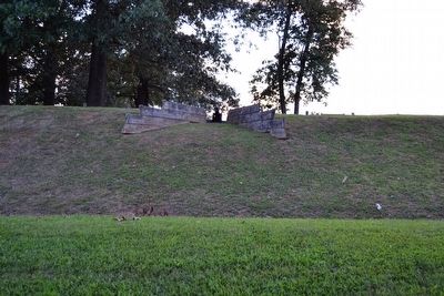 Gun Embrasure at East End of Fort Williams. Click for full size. Gun Embrasure at East End of Fort Williams image. Click for full size.