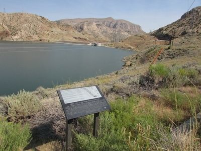 Geology of the Wind River Canyon Marker. Click for full size. Geology of the Wind River Canyon Marker image. Click for full size.