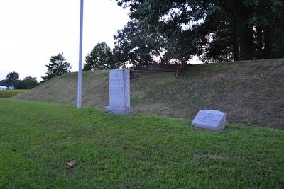 Fort Williams Marker next to Bicentennial Time Capsule. Click for full size. Fort Williams Marker next to Bicentennial Time Capsule image. Click for full size.