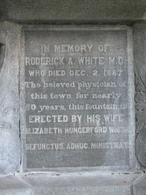 Roderick A. White M.D. Marker image. Click for full size.