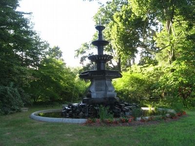 Roderick A. White M.D. Memorial Fountain image. Click for full size.