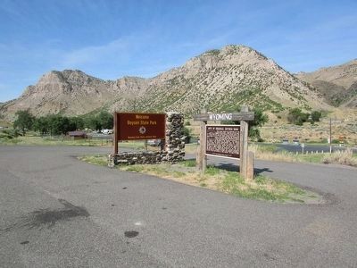 Marker at Boysen State Park image. Click for full size.