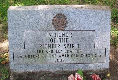 The Pioneer Spirit Marker. Click for full size. The Pioneer Spirit Marker image. Click for full size.