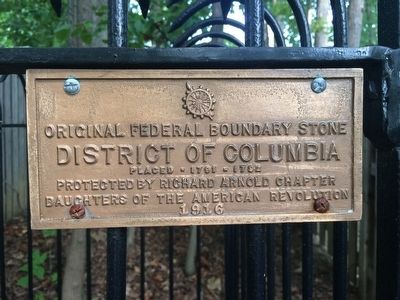 Original Federal Boundary Stone NW 1 Marker image. Click for full size.