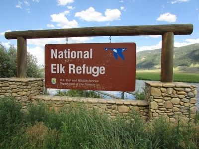 National Elk Refuge. Click for full size. National Elk Refuge image. Click for full size.