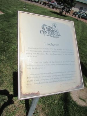 Ranchester Marker. Click for full size. Ranchester Marker image. Click for full size.