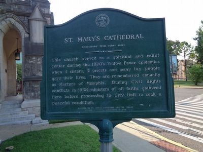 St. Mary's Cathedral Chapel and Diocesan House Marker image. Click for full size.