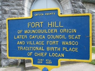 Fort Hill Marker. Click for full size. Fort Hill Marker image. Click for full size.