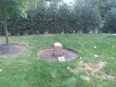 Original Federal Boundary Stone NW 7 Marker. Click for full size. Original Federal Boundary Stone NW 7 Marker image. Click for full size.