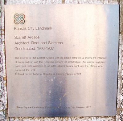 Scarritt Arcade Marker image. Click for full size.