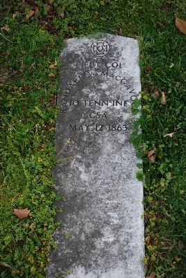 Randal W. MacGavock Grave. Click for full size. Randal W. MacGavock Grave image. Click for full size.