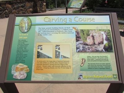 Carving a Course Marker. Click for full size. Carving a Course Marker image. Click for full size.