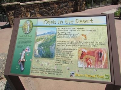 Oasis in the Desert Marker. Click for full size. Oasis in the Desert Marker image. Click for full size.