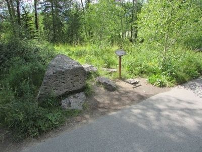 Marker in Grand Teton National Park. Click for full size. Marker in Grand Teton National Park image. Click for full size.
