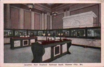 <i>Interior, New England National Bank, Kansas City, Mo.</i> image. Click for full size.