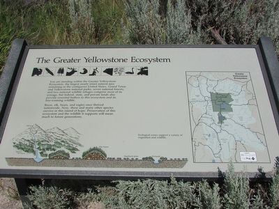 The Greater Yellowstone Ecosystem Marker image. Click for full size.