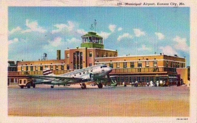 <I>Municpal Airport, Kansas City, Mo.</i> image. Click for full size.