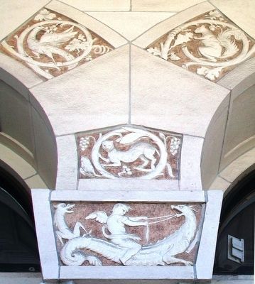 Aladdin Hotel Terra Cotta Detail image. Click for full size.