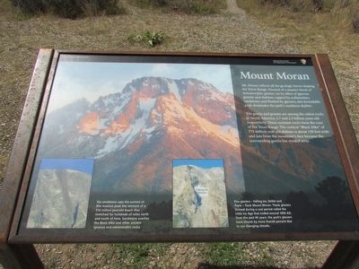 Mount Moran Marker. Click for full size. Mount Moran Marker image. Click for full size.