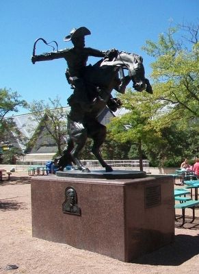 "Bronco Buster" Sculpture image. Click for full size.