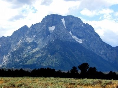 Mount Moran seen from the Marker. Click for full size. Mount Moran seen from the Marker image. Click for full size.
