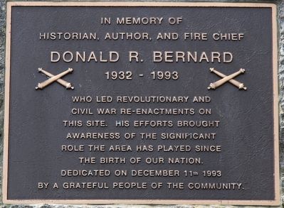 Donald R. Bernard Marker image. Click for full size.