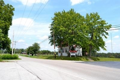 Intersection of Hawk Creek Road<br>and Swiss Colony Lane. Click for full size. Intersection of Hawk Creek Road<br>and Swiss Colony Lane image. Click for full size.