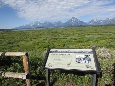 Grand Teton National Park Marker. Click for full size. Grand Teton National Park Marker image. Click for full size.